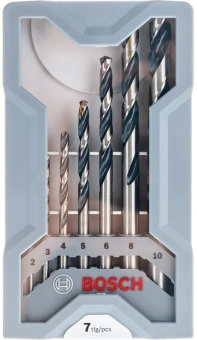 Набор сверл Bosch PointTeQ (2608577347) по металлу (7пред.) для дрелей - купить недорого с доставкой в интернет-магазине