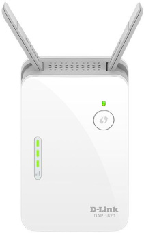 Повторитель беспроводного сигнала D-Link DAP-1620 (DAP-1620/RU/B1A) AC1200 Wi-Fi белый - купить недорого с доставкой в интернет-магазине