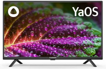Телевизор LED Starwind 32" SW-LED32SG304 Яндекс.ТВ черный/черный HD 60Hz DVB-T DVB-T2 DVB-C DVB-S DVB-S2 USB WiFi Smart TV - купить недорого с доставкой в интернет-магазине