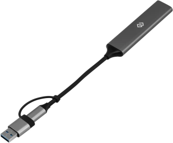Разветвитель USB-C + USB-A Digma DHUB-4USB-AC-3.0 4порт. серебристый - купить недорого с доставкой в интернет-магазине