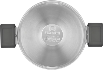Кастрюля Rondell Quadro RDS-1596 3.1л. d=20см (с крышкой) стальной - купить недорого с доставкой в интернет-магазине