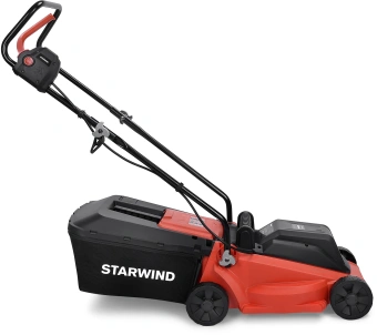 Газонокосилка роторная Starwind ELM-1200 1200Вт - купить недорого с доставкой в интернет-магазине