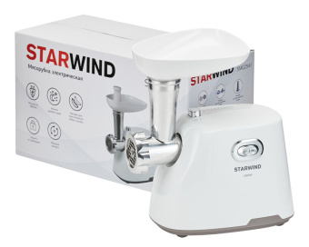 Мясорубка Starwind SMG2341 1800Вт белый - купить недорого с доставкой в интернет-магазине