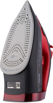 Утюг Domfy DSC-EI502 2400Вт черный/красный - купить недорого с доставкой в интернет-магазине