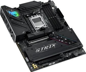 Материнская плата Asus ROG STRIX B850-F GAMING WIFI SocketAM5 AMD B850 4xDDR5 ATX AC`97 8ch(7.1) 2.5Gg RAID+HDMI+DP - купить недорого с доставкой в интернет-магазине