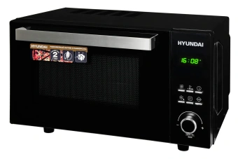 Микроволновая Печь Hyundai HYM-D2073 23л. 800Вт черный/хром - купить недорого с доставкой в интернет-магазине