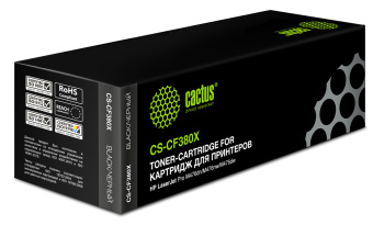 Картридж лазерный Cactus CS-CF380X CF380X черный (4400стр.) для HP LJ Pro M476dn/M476nw/M476dw - купить недорого с доставкой в интернет-магазине