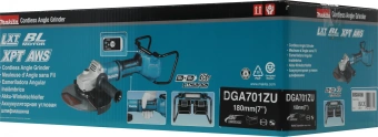 Углошлифовальная машина Makita DGA701ZU 7800об/мин рез.шпин.:M14 d=180мм - купить недорого с доставкой в интернет-магазине