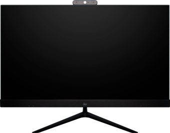 Моноблок IRU Агат 313 23.8" Full HD i3 10100 (3.6) 8Gb SSD512Gb UHDG 630 FreeDOS GbitEth WiFi BT 120W клавиатура мышь Cam черный 1920x1080 - купить недорого с доставкой в интернет-магазине