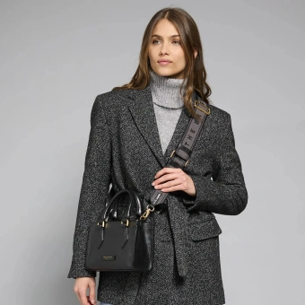 Сумка женская The Bridge Ida 04100501/30 черная натур.кожа - купить недорого с доставкой в интернет-магазине