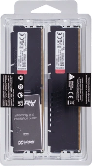 Память DDR5 2x16GB 5200MHz Kingston KF552C40BBK2-32 Fury Beast RTL Gaming PC5-41600 CL40 DIMM 288-pin 1.25В kit single rank с радиатором Ret - купить недорого с доставкой в интернет-магазине