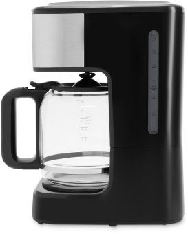 Кофеварка капельная Hyundai HYD-1212 900Вт черный/серебристый - купить недорого с доставкой в интернет-магазине