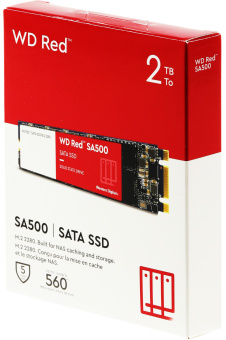 Накопитель SSD WD SATA-III 2TB WDS200T1R0B Red SA500 M.2 2280 - купить недорого с доставкой в интернет-магазине