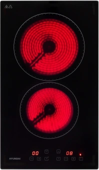 Варочная поверхность Hyundai HHE 3210 BG черный - купить недорого с доставкой в интернет-магазине