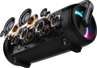 Колонка порт. Sven PS-395 черный/черный 80W 2.0 BT/3.5Jack 4800mAh (SV-022815) - купить недорого с доставкой в интернет-магазине