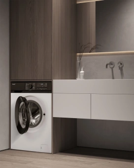 Стиральная машина Weissgauff WM 45127 DC Inverter Steam класс: A+++ загр.фронтальная макс.:7кг белый инвертор - купить недорого с доставкой в интернет-магазине