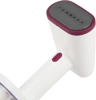 Отпариватель ручной Hyundai H-HS02890 1650Вт белый/вишневый - купить недорого с доставкой в интернет-магазине