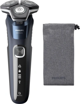 Бритва роторная Philips S5885/10 реж.эл.:3 питан.:аккум. темно-синий - цена, купить или заказать с доставкой в интернет-магазине Бритва роторная Philips S5885/10 реж.эл.:3 питан.:аккум. темно-синий - купить недорого с доставкой в интернет-магазине