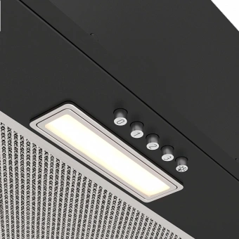 Вытяжка встраиваемая Elikor 60П-500-К3Д черный управление: кнопочное (1 мотор) - купить недорого с доставкой в интернет-магазине