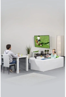 Кронштейн для телевизора Hama 00220855 черный/белый 19"-48" макс.20кг настенный поворот и наклон - купить недорого с доставкой в интернет-магазине