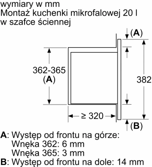 Микроволновая печь Bosch BFL623MB4 20л. 800Вт черный (встраиваемая) - купить недорого с доставкой в интернет-магазине