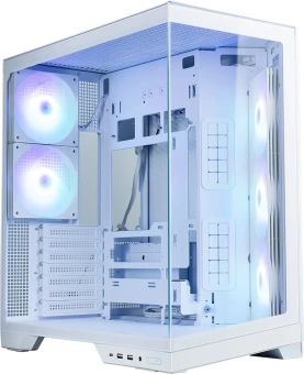 Корпус Zalman D50 белый без БП ATX 11x120mm 2x140mm 2xUSB3.0 audio bott PSU - купить недорого с доставкой в интернет-магазине