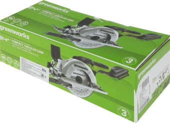 Циркулярная пила (дисковая) Greenworks G24MCS (ручная) D диска.:115мм (1501207) - купить недорого с доставкой в интернет-магазине
