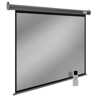 Экран Cactus 150x200см SIlverMotoExpert CS-PSSME-200X150-DG 4:3 настенно-потолочный рулонный темно-серый (моторизованный привод) - купить недорого с доставкой в интернет-магазине