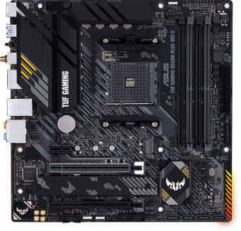 Материнская плата Asus TUF GAMING B550M-PLUS WIFI II Soc-AM4 AMD B550 4xDDR4 mATX AC`97 8ch(7.1) 2.5Gg RAID+HDMI+DP - купить недорого с доставкой в интернет-магазине