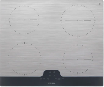 Индукционная варочная поверхность Hyundai HHI 6772 GR серебристый - купить недорого с доставкой в интернет-магазине