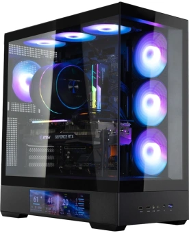 Корпус Zalman P40 DS черный без БП ATX 10x120mm 2x140mm 2xUSB3.0 audio bott PSU - купить недорого с доставкой в интернет-магазине
