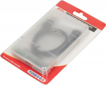 Внешний корпус для HDD/SSD AgeStar 3UBCP3 SATA USB3.0 пластик белый 2.5" - купить недорого с доставкой в интернет-магазине