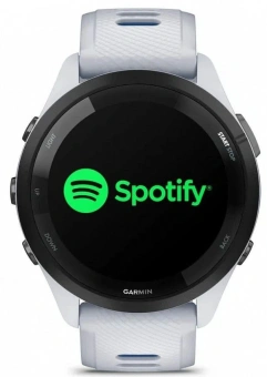 Смарт-часы Garmin Forerunner 265 33мм 1.3" AMOLED корп.черный/белый рем.белый (010-02810-11) - купить недорого с доставкой в интернет-магазине