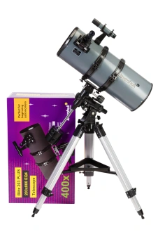 Телескоп Levenhuk Blitz 203 Plus рефлектор d203 fl800мм 406x серый/черный - купить недорого с доставкой в интернет-магазине