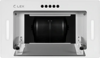 Вытяжка встраиваемая Lex GS Bloc G 600 WH белый управление: кнопочное (1 мотор) - купить недорого с доставкой в интернет-магазине