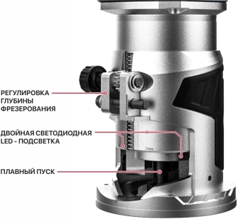 Фрезер P.I.T. PER20H-6A SOLO 28000об/мин макс.ход:20мм - купить недорого с доставкой в интернет-магазине