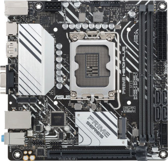Материнская плата Asus PRIME H610I-PLUS-CSM Soc-1700 Intel H610 2xDDR5 mini-ITX AC`97 8ch(7.1) GbLAN+VGA+HDMI+DP - купить недорого с доставкой в интернет-магазине