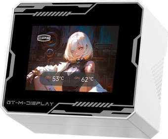 Система водяного охлаждения PcCooler GT360M Display ARGB Soc-AM5/AM4/1200/1700/1851 белый 4-pin 15-33.7dB Al LCD 310W Ret (GT360M-WHAWXX-GL) - купить недорого с доставкой в интернет-магазине