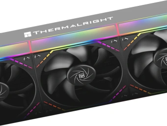 Система водяного охлаждения Thermalright Peerless Vision 360 Soc-AM5/AM4/1200/1700/1851 черный 4-pin 28.1dB Al LCD Ret (P-VISION-360-BL-ARGB) - купить недорого с доставкой в интернет-магазине