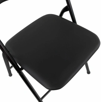 Стул Brabix Golf CF-007 комплект 4шт искусственная кожа черный металл черный на ножках (533032) - купить недорого с доставкой в интернет-магазине