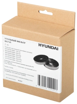 Комплект фильтров Hyundai HCF 05 черный (2шт.) - купить недорого с доставкой в интернет-магазине