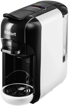 Кофемашина Kitfort КТ-7546 1450Вт белый/черный - купить недорого с доставкой в интернет-магазине