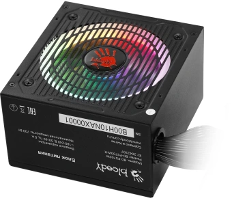 Блок питания Bloody ATX 700W BD-PS700W 80 PLUS WHITE (20+4pin) APFC 120mm fan color LED 6xSATA RTL - купить недорого с доставкой в интернет-магазине