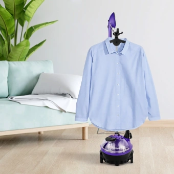 Отпариватель напольный Kitfort КТ-9133 1580Вт фиолетовый/черный - купить недорого с доставкой в интернет-магазине