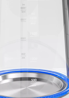 Чайник электрический Candy CK-303 1.8л. 2200Вт графит корпус: Металл/стекло/пластик - купить недорого с доставкой в интернет-магазине