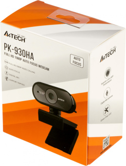 Камера Web A4Tech PK-930HA черный 2Mpix (1920x1080) USB2.0 с микрофоном - купить недорого с доставкой в интернет-магазине