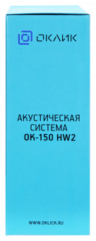 Колонки Оклик OK-150 HW2 2.0 черный 4Вт - купить недорого с доставкой в интернет-магазине