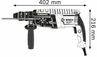 Перфоратор Bosch GBH 2-28 F патрон:SDS-plus уд.:3.2Дж 880Вт (кейс в комплекте) - купить недорого с доставкой в интернет-магазине