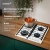 Газовая варочная поверхность Vitek VGH 6420 WG стекло белое - купить недорого с доставкой в интернет-магазине