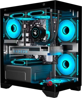Корпус Bloody BD-CC103 черный без БП mATX 7x120mm 1xUSB2.0 1xUSB3.0 audio bott PSU - купить недорого с доставкой в интернет-магазине